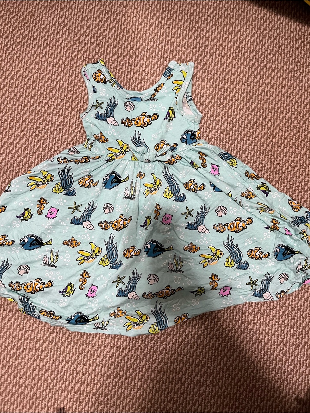 Girls disney Little sleepies bamboo finding nemo dress
